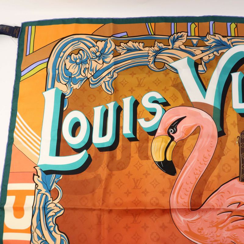 LOUIS VUITTON 絲質Through The Window 90 Scarf絲巾-2