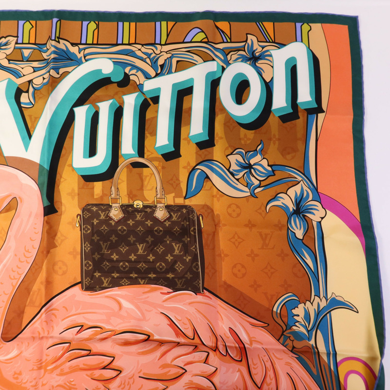 LOUIS VUITTON 絲質Through The Window 90 Scarf絲巾-3