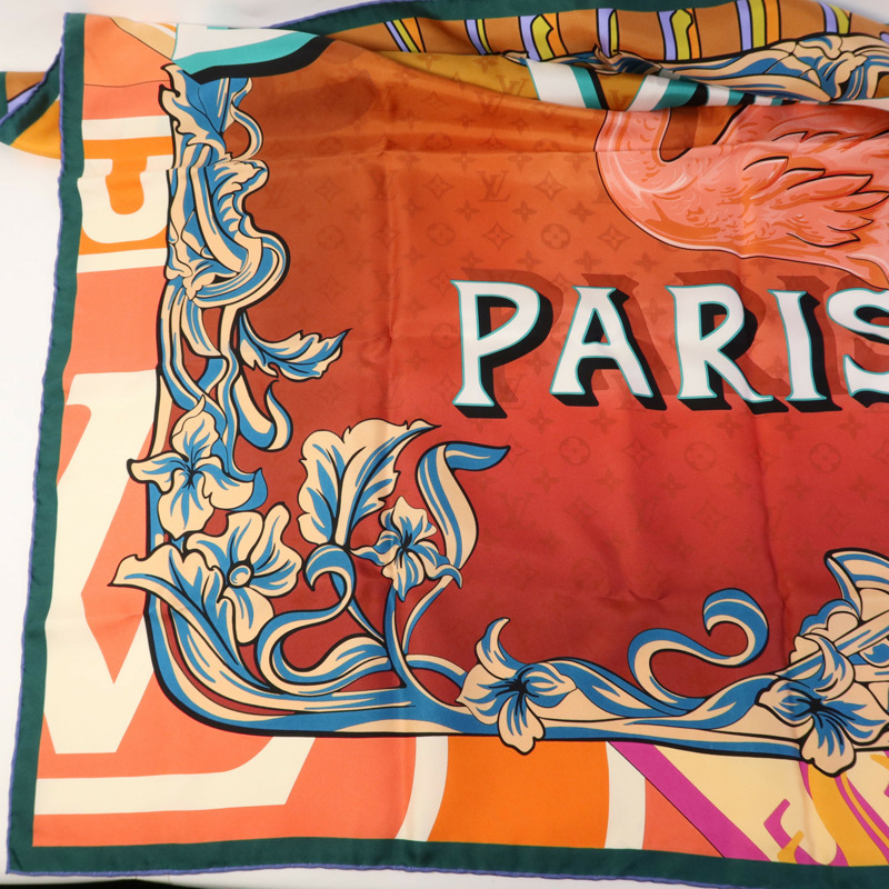 LOUIS VUITTON 絲質Through The Window 90 Scarf絲巾-5