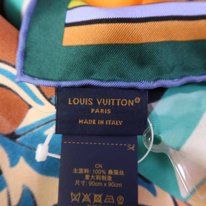 LOUIS VUITTON 絲質Through The Window 90 Scarf絲巾-7