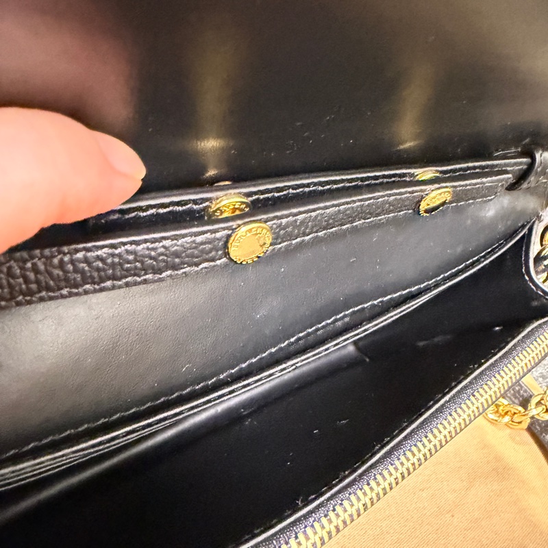 BURBERRY 正品 80379211 拼色格紋 WOC 斜背包 小方包-15