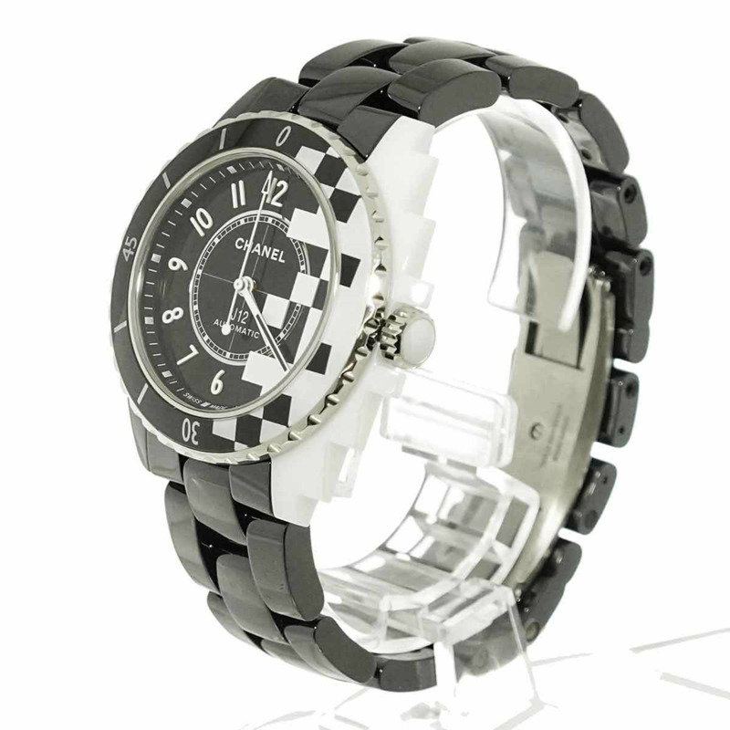 Chanel J12 Cybernetic H7988 男士手錶，黑白陶瓷，自動-2