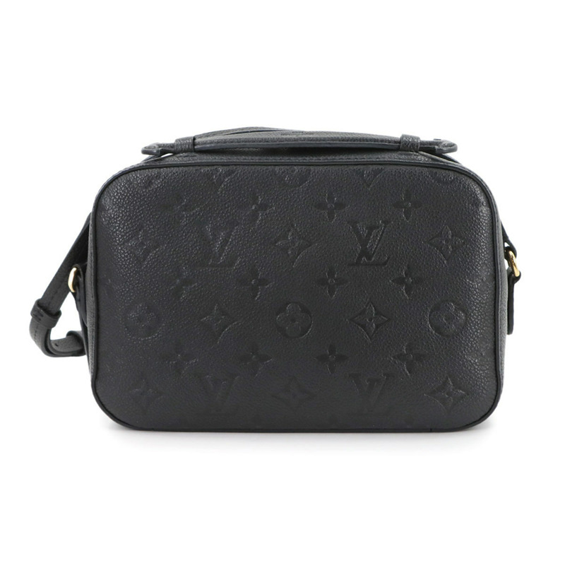 路易威登 Monogram Empreinte Saintonge 黑色和黑色皮革肩背包 (M44593)-2