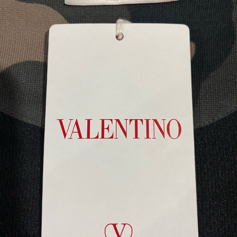 VALENTINO迷彩拼接小羊皮袖子外套-4