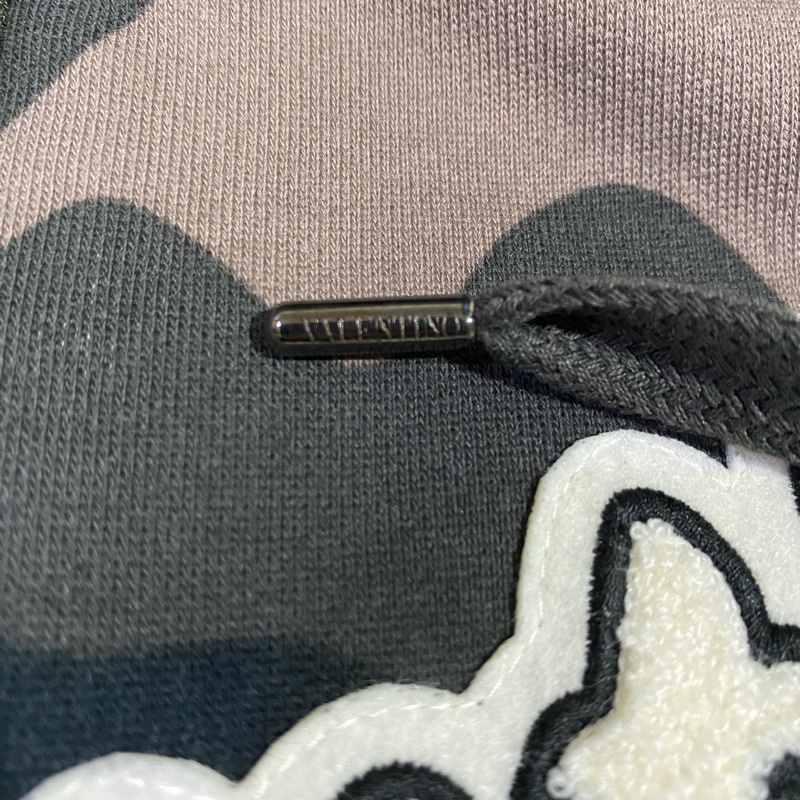 VALENTINO迷彩拼接小羊皮袖子外套-6