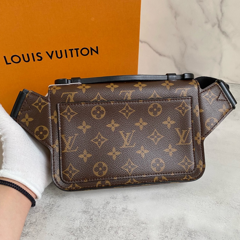 LV S LOCK 經典Monogram帆布腰包 ｜送禮自用｜老花經典｜狀況極佳-4