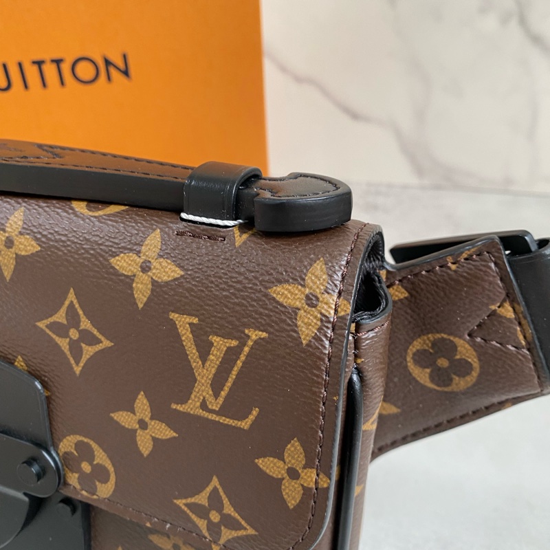 LV S LOCK 經典Monogram帆布腰包 ｜送禮自用｜老花經典｜狀況極佳-9