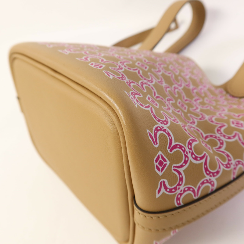 HERMES Swift皮革Picotin Lucky Daisy銀扣手挽袋Chai-10