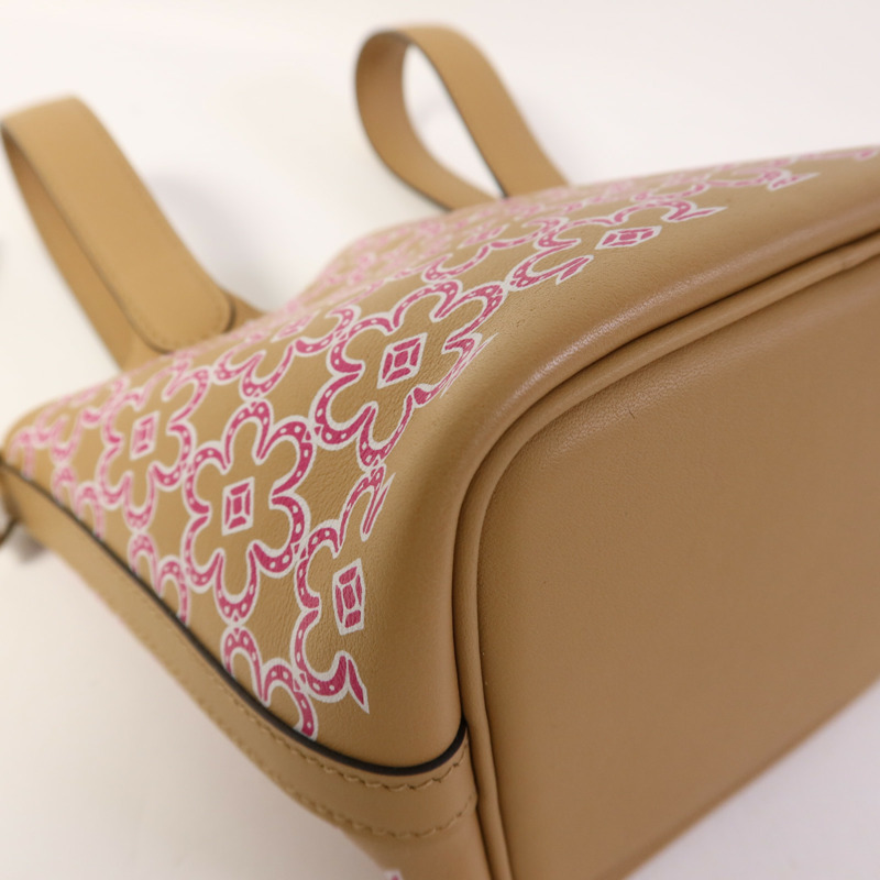 HERMES Swift皮革Picotin Lucky Daisy銀扣手挽袋Chai-11