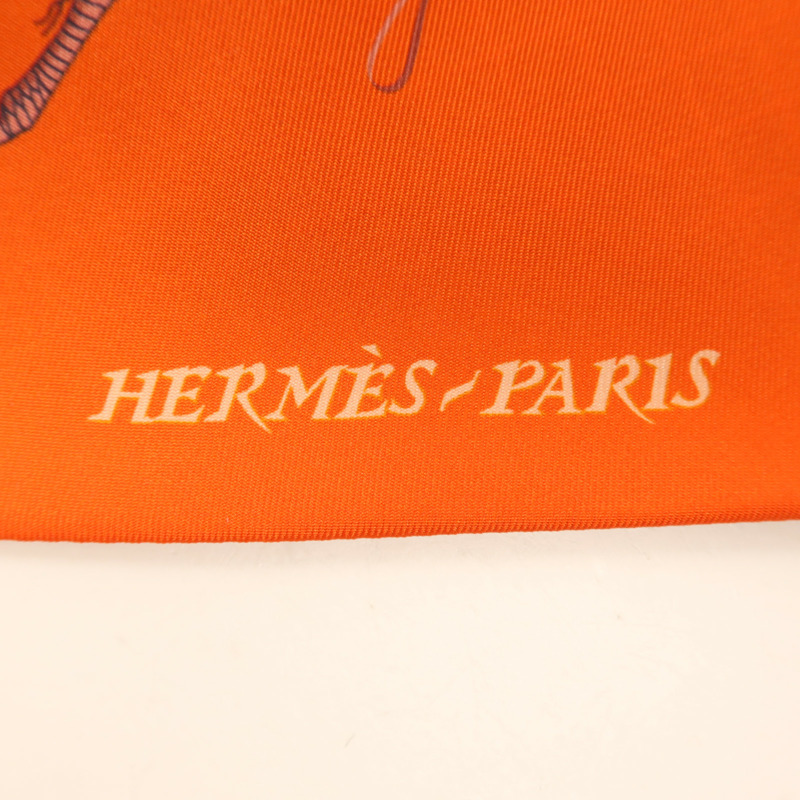 HERMES 絲質Maxi Twilly絲巾-4