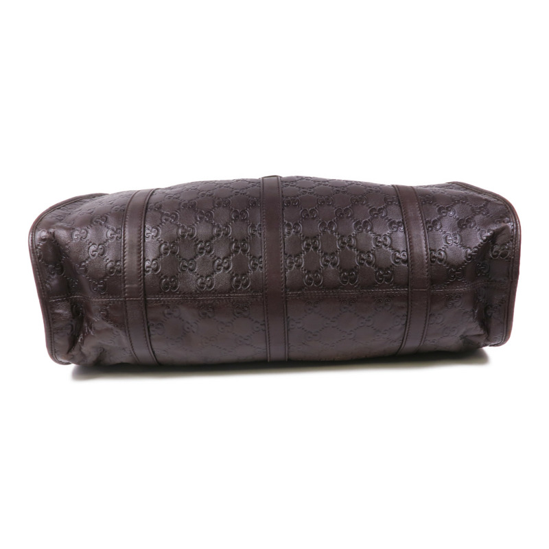 GUCCI 牛皮皮革Shoulder Bag銀扣肩背袋-3