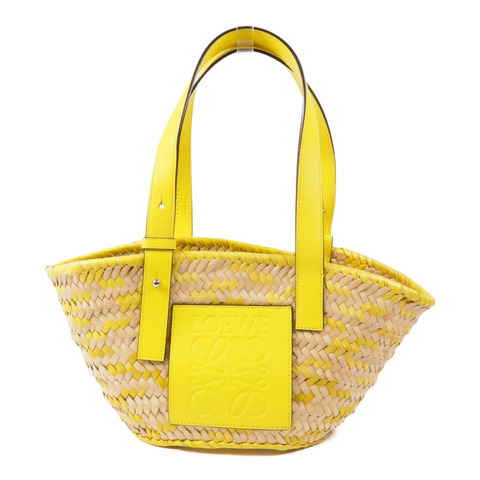 LOEWE 藤料Small Basket手挽袋