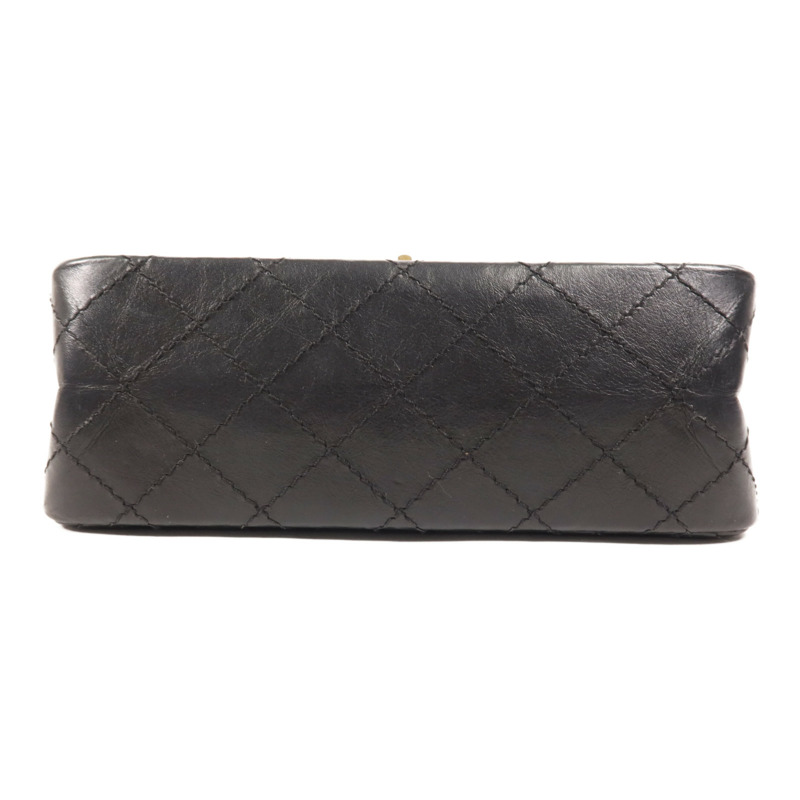 CHANEL 羊皮皮革2.55 Mini金扣鏈帶肩背袋-3