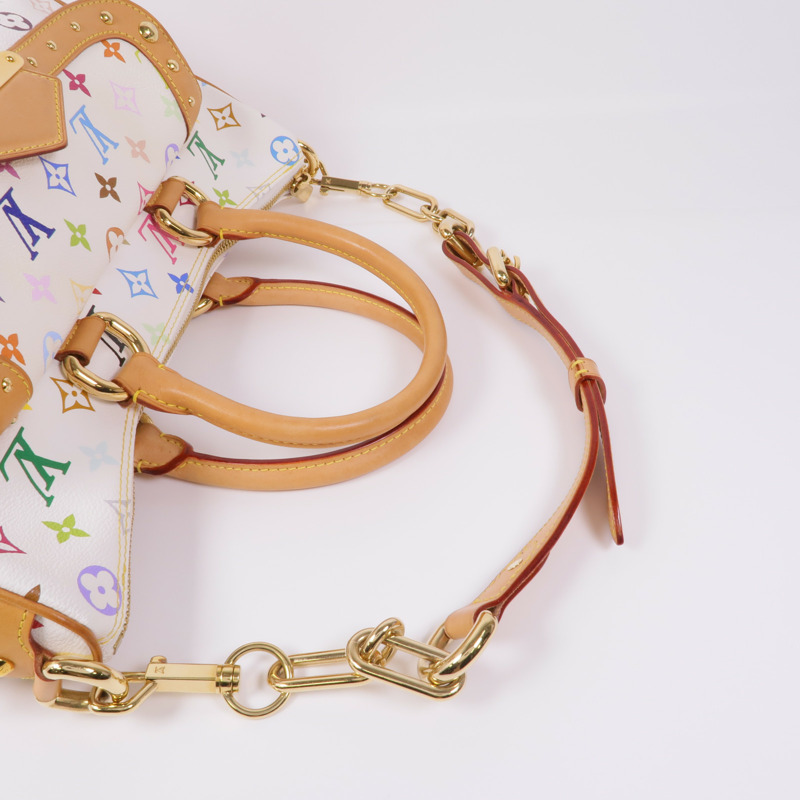 LOUIS VUITTON Monogram Multicolore Rita金扣手挽肩背兩用袋-4