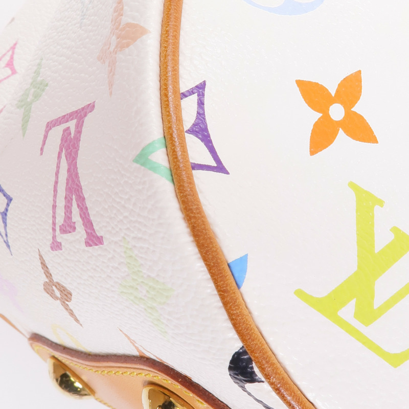 LOUIS VUITTON Monogram Multicolore Rita金扣手挽肩背兩用袋-9