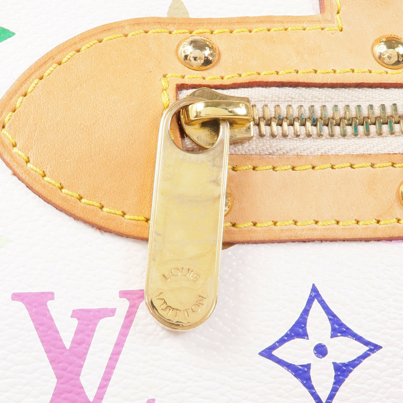 LOUIS VUITTON Monogram Multicolore Rita金扣手挽肩背兩用袋-10