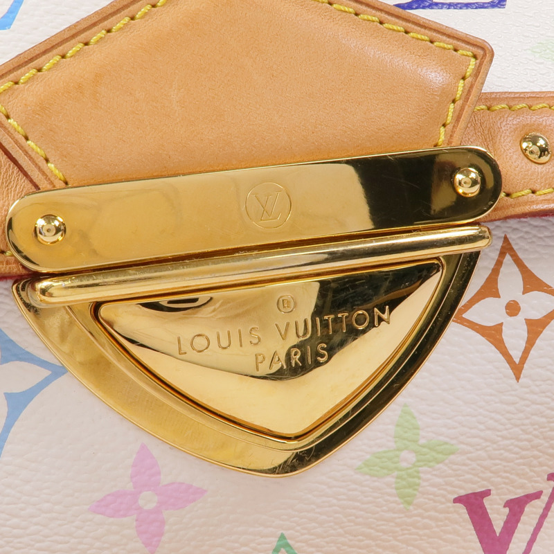 LOUIS VUITTON Monogram Multicolore Rita金扣手挽肩背兩用袋-13