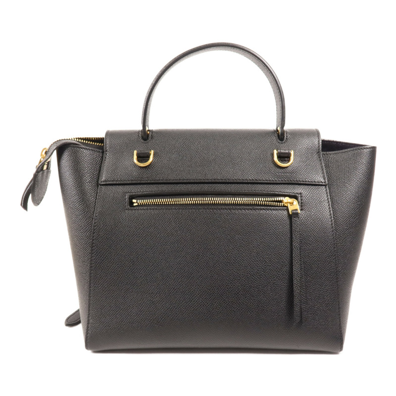 CELINE 牛皮皮革Nano Belt Bag金扣手挽肩背兩用袋-1
