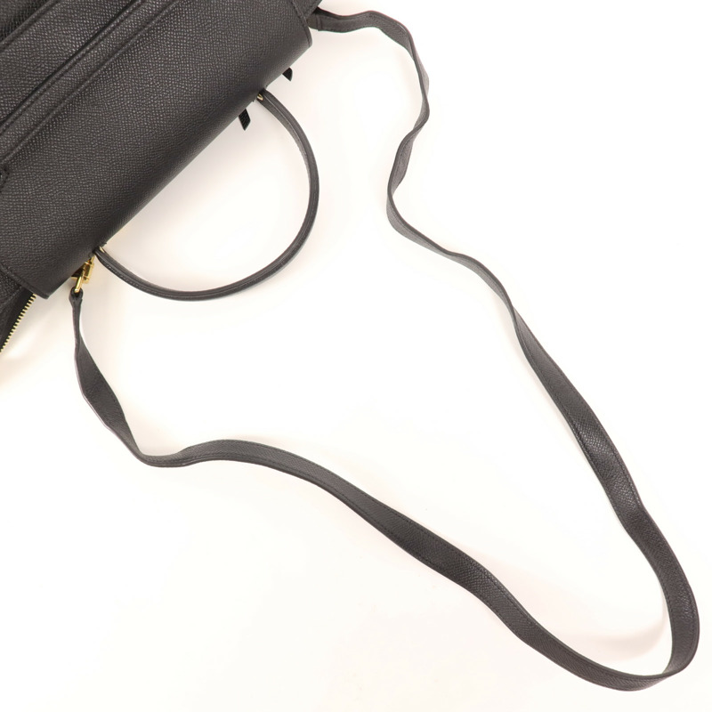 CELINE 牛皮皮革Nano Belt Bag金扣手挽肩背兩用袋-4