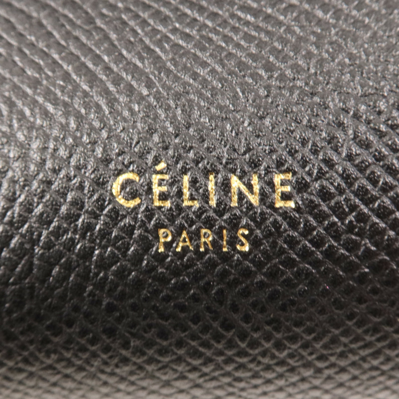 CELINE 牛皮皮革Nano Belt Bag金扣手挽肩背兩用袋-10