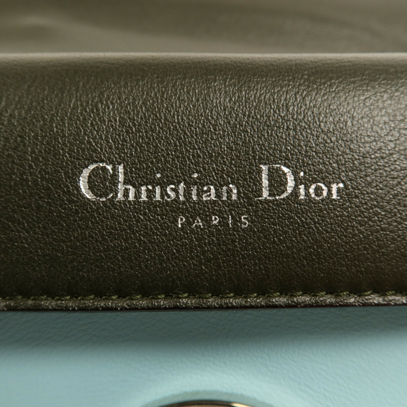 Dior 牛皮皮革Be Dior銀扣手挽肩背兩用袋-10