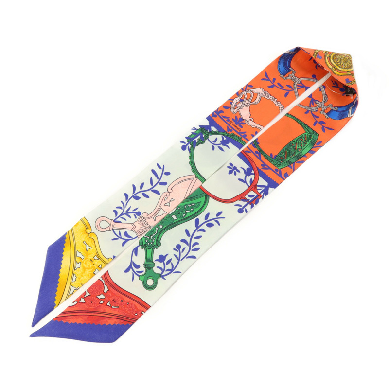 HERMES 絲質Twilly絲巾-2