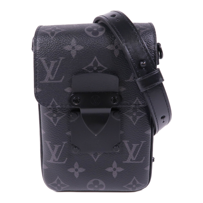 LOUIS VUITTON Monogram Eclipse S-Lock肩背袋-0