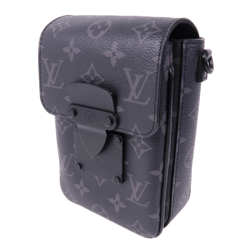 LOUIS VUITTON Monogram Eclipse S-Lock肩背袋-2