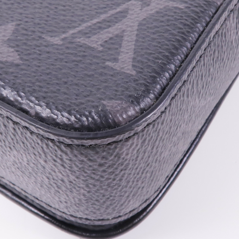 LOUIS VUITTON Monogram Eclipse S-Lock肩背袋-8