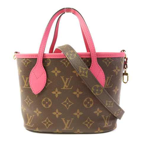 LOUIS VUITTON Monogram Neverfull Bandouliere Inside Out BB金扣手挽肩背兩用袋