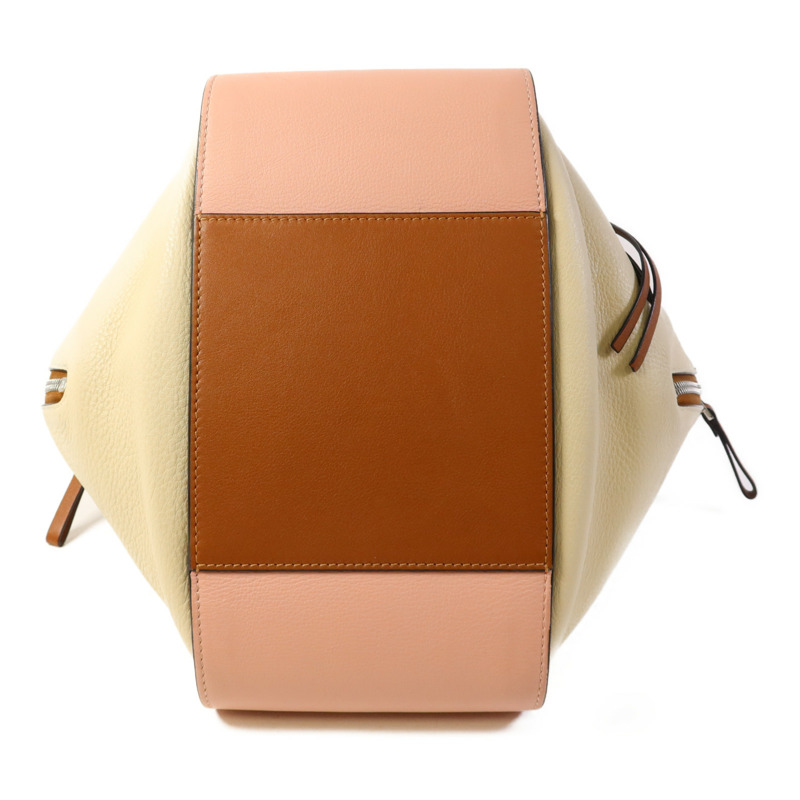 LOEWE 牛皮皮革Hammock Small Bag銀扣手挽肩背兩用袋-3
