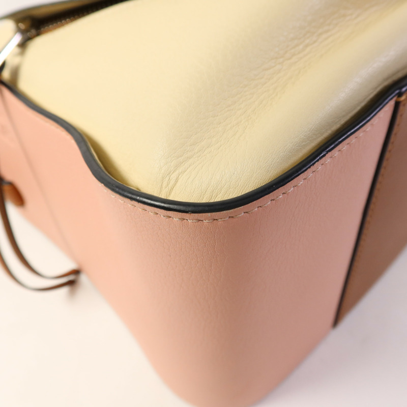 LOEWE 牛皮皮革Hammock Small Bag銀扣手挽肩背兩用袋-10