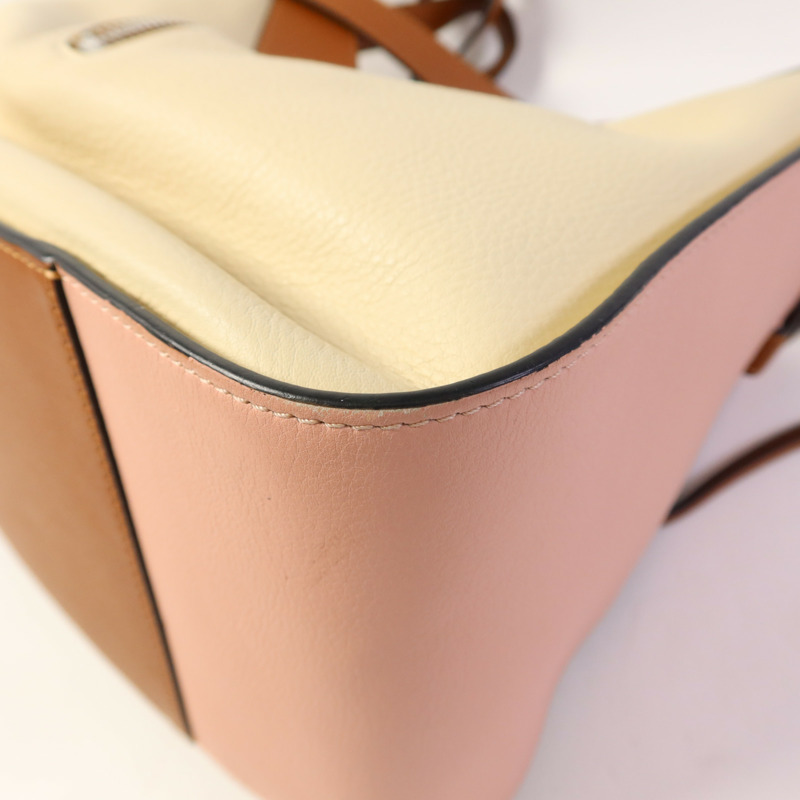LOEWE 牛皮皮革Hammock Small Bag銀扣手挽肩背兩用袋-11