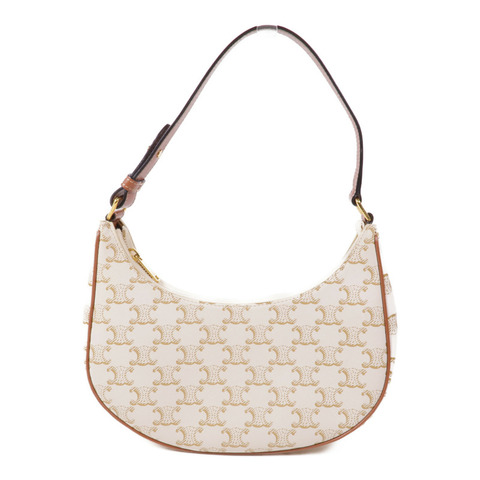 CELINE 塗層帆布Ava金扣手挽袋