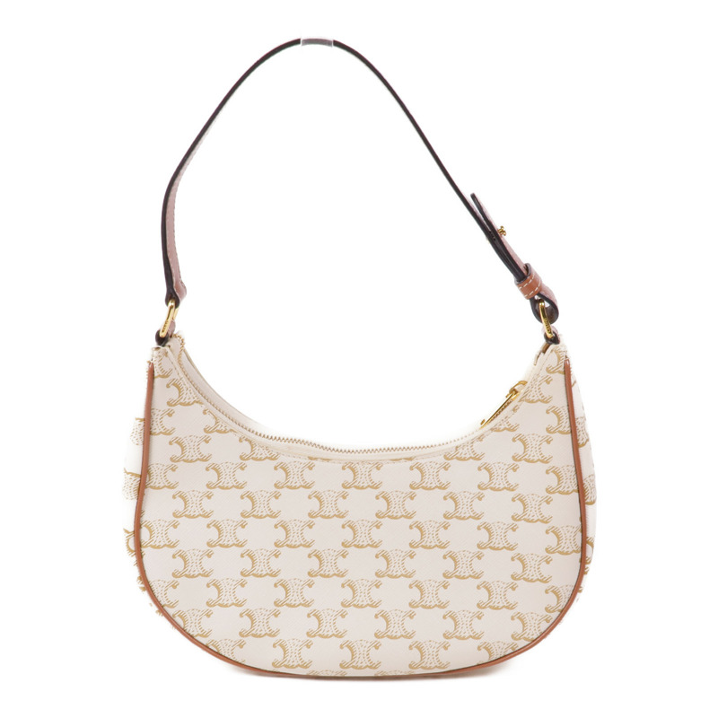 CELINE 塗層帆布Ava金扣手挽袋-1