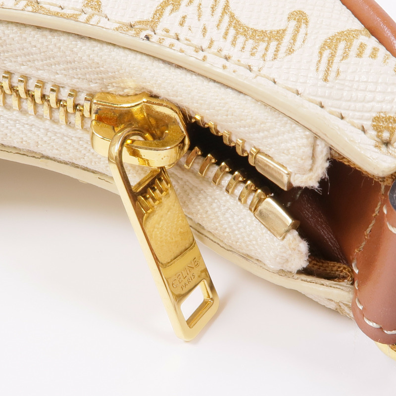 CELINE 塗層帆布Ava金扣手挽袋-9