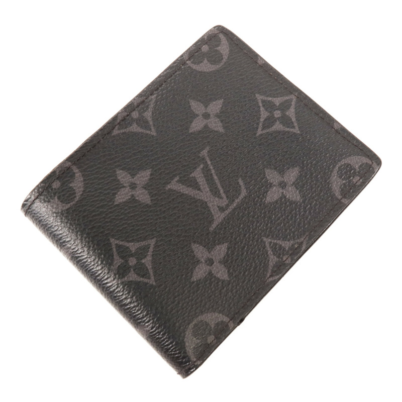LOUIS VUITTON Monogram Eclipse Slender Wallet錢包-2