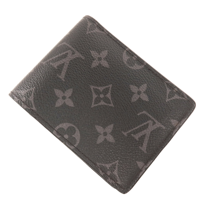 LOUIS VUITTON Monogram Eclipse Slender Wallet錢包-3
