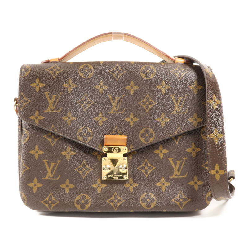 LOUIS VUITTON Monogram Pochette Metis MM金扣手挽肩背兩用袋-0