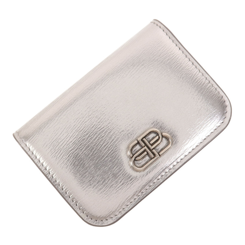 BALENCIAGA 牛皮皮革Wallet銀扣錢包-2