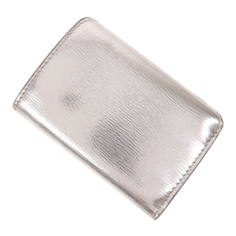 BALENCIAGA 牛皮皮革Wallet銀扣錢包-3