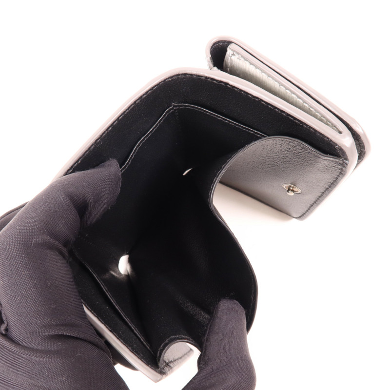 BALENCIAGA 牛皮皮革Wallet銀扣錢包-5