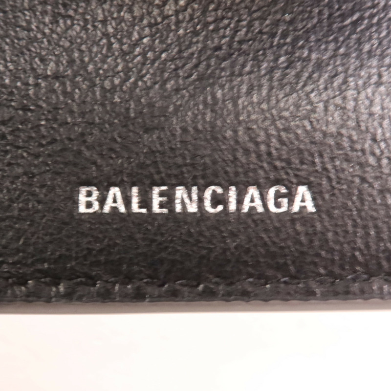 BALENCIAGA 牛皮皮革Wallet銀扣錢包-6