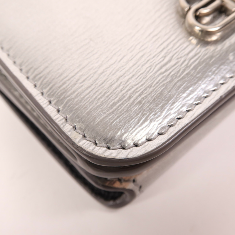 BALENCIAGA 牛皮皮革Wallet銀扣錢包-10