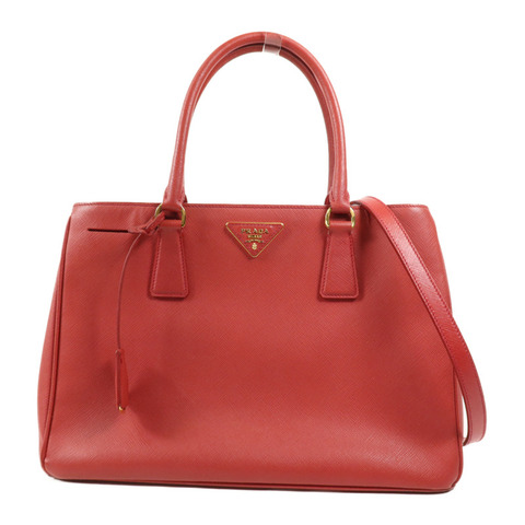 PRADA 牛皮皮革Galleria金扣手挽肩背兩用袋