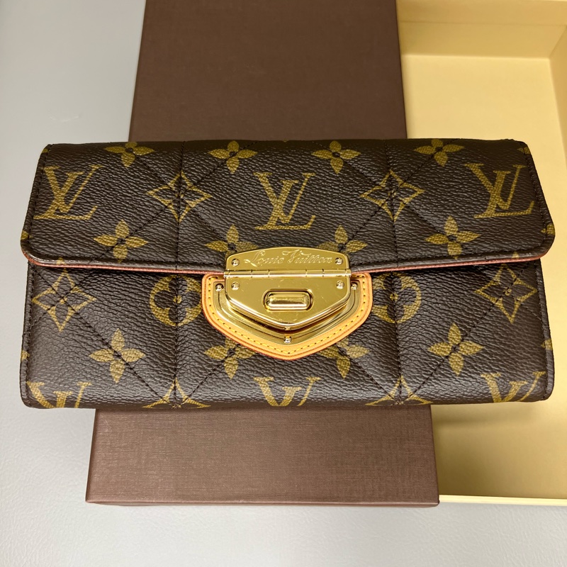 Louis Vuitton MONOGRAM ETOILE 經典菱格紋長夾-0