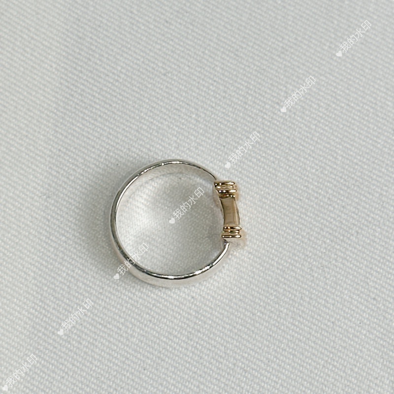 莉亞精品♡ Tiffany&co藍寶石18k戒指 戒圍#7二手美品-5