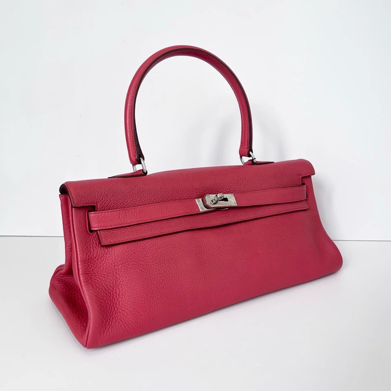 Hermes 愛馬仕 齋普爾粉銀扣 Shoulder Kelly40 框M刻-1