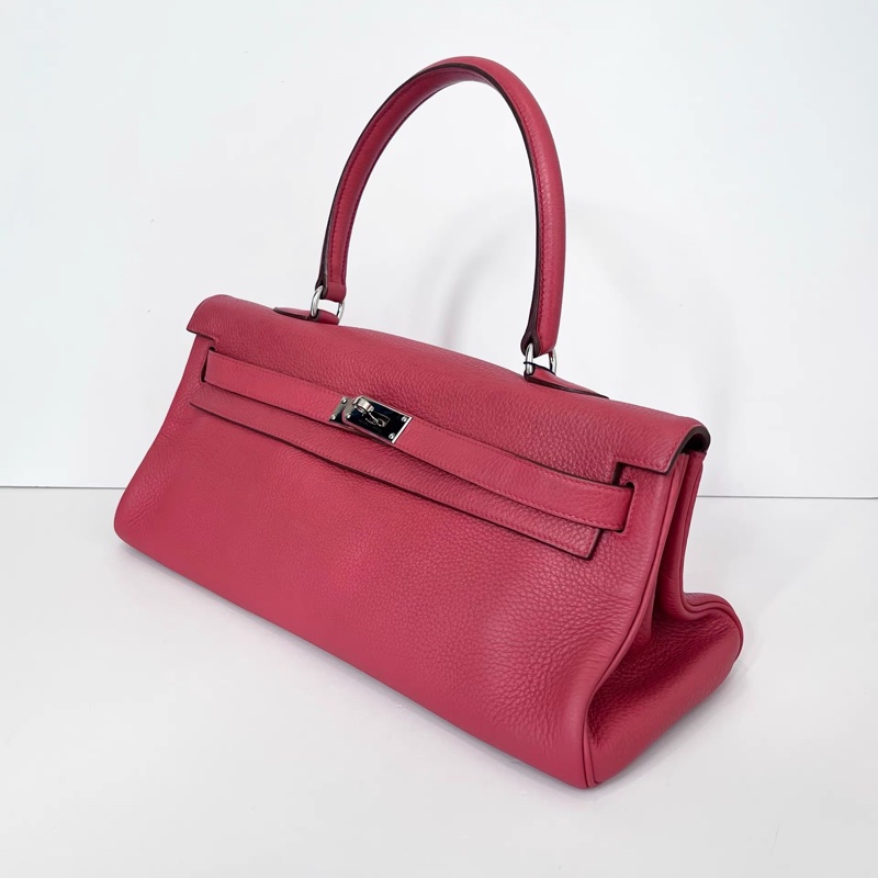 Hermes 愛馬仕 齋普爾粉銀扣 Shoulder Kelly40 框M刻-3