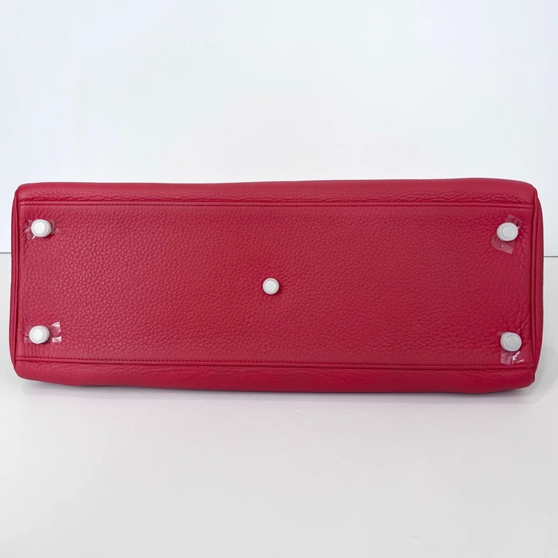 Hermes 愛馬仕 齋普爾粉銀扣 Shoulder Kelly40 框M刻-4